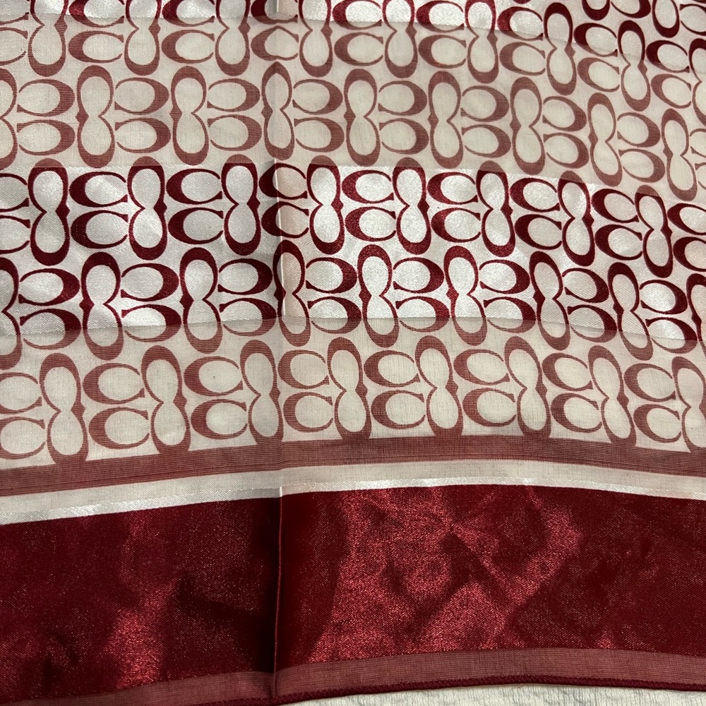 Coach Monogram Large Scarf - Picture 10 of 14